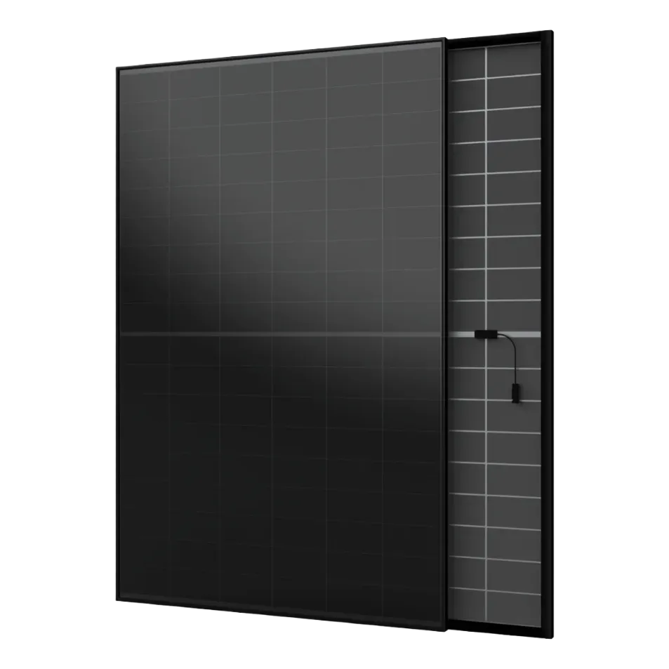 Black solar panel
