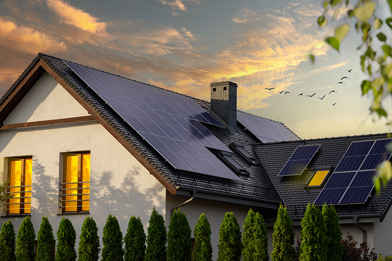 Solar Panel Installation Background